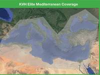 KVH Elite Mediterranean coverage (Photo: KVH)