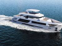 Yacht (121 ft) with 478 kWh COBRA Battery System. Images ©Lehmann Marine
