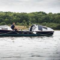 Daryl Farmer rowing in Bojanges