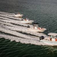 Dauntless line: Photo credit Boston Whaler