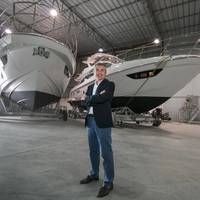 Davide Breviglieri, CEO of_Azimut Yachts do Brasil at the Azimut boatyard in the state of Santa Catarina. Image: Azimut Yachts