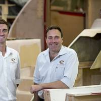 Luke Durman and Tom Barry-Cotter (Photo: Elandra Yachts)