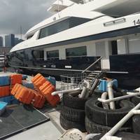 Forwin alongside in Hong Kong, where Sperry Marine service engineers diagnosed and repaired its malfunctioning steering system. Image Courtesy Sperry Marine