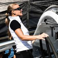 Helmsperson: Photo courtesy of Spindrift Racing