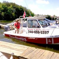 Capt. Gary Jacobs aboard his TowBoatUS Smith Mountain Lake 24-hour response boat.