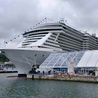 Launch of MSC Seaview, built at the Fincantieri shipyard in Monfalcone, 2018. Copyright maudanros/AdobeStock