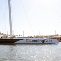 Lending Club trimaran yacht: Photo courtesy of Lending Club