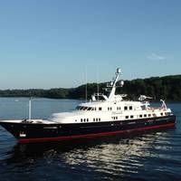 M/Y Minderella. Photo courtesy Of Merle Wood.