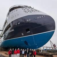 SunStone Maritime Group A/S took delivery of two Infinity class ships -- Sylvia Earle (pictured) and Ocean Odyssey -- from the CMHI Shipyard in Haimen, China. Photo courtesy Sunstone