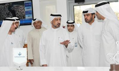 H.E. Ahmed Butti, Executive Chairman of DMCA, during his visit to the new Customer Service Office.