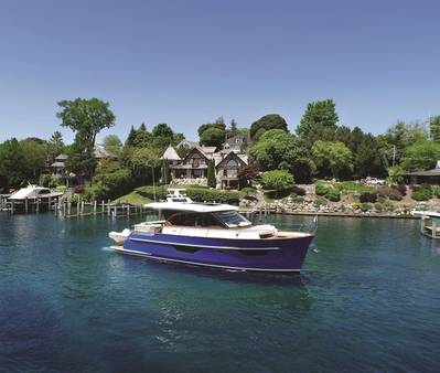 BLUE, the Burger 48 Cruiser  (Photo: Burger Boat Company) 