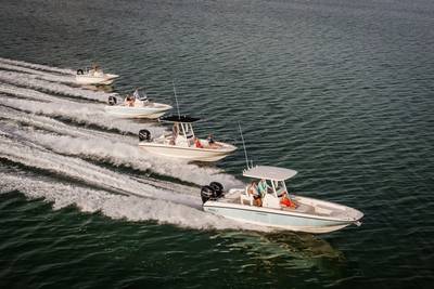 Dauntless line: Photo credit Boston Whaler