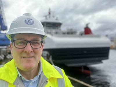 David Gray was named Chief Naval Architect, Dales Marine. Photo courtesy Dales Marine.