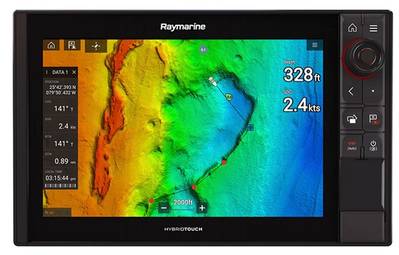CMOR high-resolution seafloor mapping is compatible with any Raymarine chartplotter running the LightHouse operating system, but the CMOR advantage is compounded when combined with the processing power and clarity of Raymarine’s Axiom multifunction displays. Image courtesy Raymarine