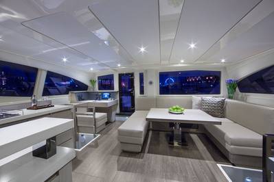 Interior Powercat 514: Rendering courtesy of The Moorings