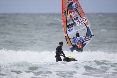 Klitmøller, Denmark, Windsurfer: Photo courtesy of KIA Cold Hawaii PWA 