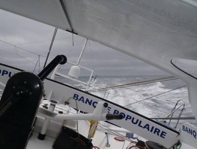 The Race Leader: Photo credit Vendee Globe