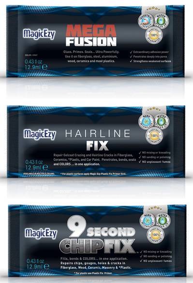 MagicEzy's new line of nanotechnology-based boat repair products