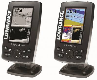 Mark-4 (left) and Elite-4 from Lowrance