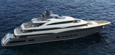 68-m Megayacht rendering courtesy of CRN