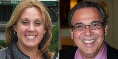 Nicole Squartino (left) and Oscar Socarras