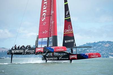 ETNZ Racing Yacht: Photo credit ABB