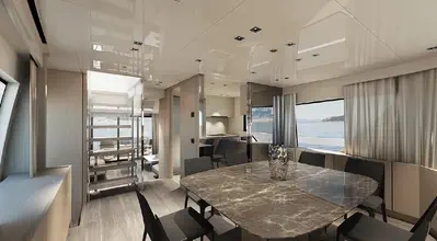 Sanlorenzo Yachts UK will continue its partnership with British designer LINLEY. Credit: Sanlorenzo 
