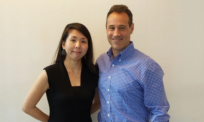 Left: Ms. Shiori Nagata, President Yanmar Marine International Right: Mr. Sascha Mornell, CEO & co-founder GetMyBoat (Photo: Yanmar)