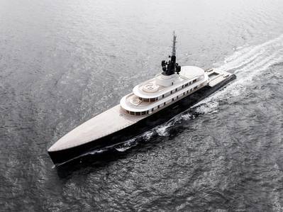 Superyacht Liva° from the Abeking &amp; Rasmussen shipyard (Image: Voith)