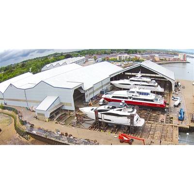 Aerial shot of Solent Refit at Hythe (Photo: YachtProjects)