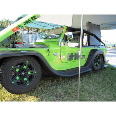 See amphibious, street legal cars at Miami Yacht Show. Photo by Lisa Overing.