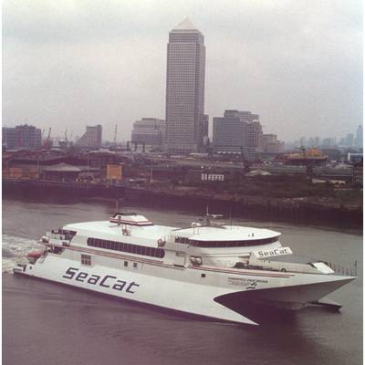 The Incat built high speed catamaran Hoverspeed Great Britain, which broke the record winning  the Hales Trophy on 23 June 1990, held the record and the owners held the Trophy, until 1998 when another Incat built ship Catalonia took the record in June 1998, then just a month later in July 1998 yet another ship built by Incat, CatLink V broke the record. 