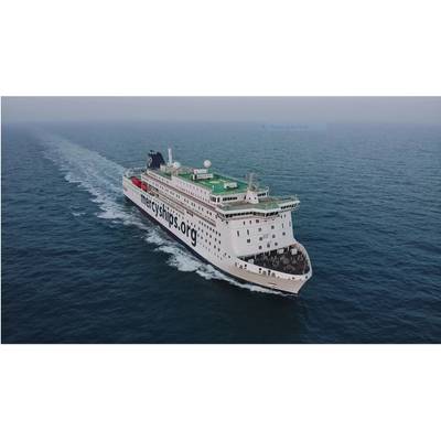 Mercy Ships announces the delivery of the Global Mercy — the world’s largest civilian hospital ship, built to more than double its capacity to deliver safe healthcare and medical training to Africa. (Photo courtesy Mercy Ships)