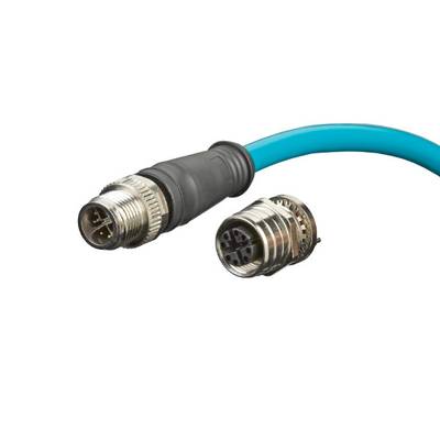 The Molex Brad Micro-Change M12 CAT6A System delivers superior signal integrity and up to 10Gbps Ethernet for high-speed data transfer (up to 500MHz) applications in harsh environments. (Photo: Molex)