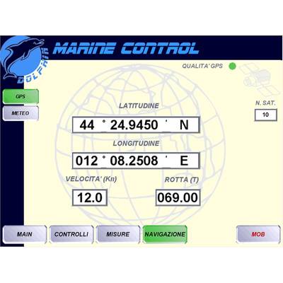 Presenting the yacht’s captain and crew with TFT (thin film transistor) touch screens on the bridge at other convenient points, plus handheld PDAs, Dolphin is based on a Windows operating system. (Image: Products4Automation)