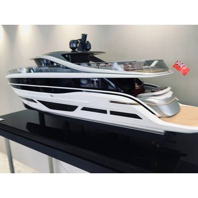 Princess X95 Super Flybridge model photo by Lisa Overing