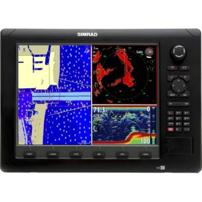Simrad Chartplotter Display: Image credit Navico
