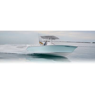 The Stuart Boatworks 27 was a gamechanger for Ocean5, on display first at the Miami International boat show this year. Image Courtesy Ocean 5 Naval Architects.