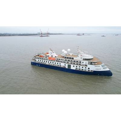 SunStone Maritime Group A/S took delivery of two Infinity class ships -- Sylvia Earle and Ocean Odyssey (pictured) -- from the CMHI Shipyard in Haimen, China.Image courtesy Sunstone