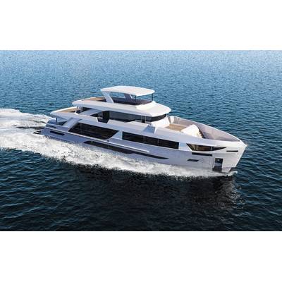 Yacht (121 ft) with 478 kWh COBRA Battery System. Images ©Lehmann Marine