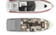 Example of X47 deck layout (top) and interior layout (bottom) (Photo: Yanmar) 