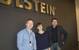 Trond Skodjevåg Bø (Sales manager Ulstein Verft), Ann Katrin Barstad (naval architect Ulstein Design & Solutions AS) and Kristian Sætre (managing director Ulstein Verft) (Photo: Ulstein Verft)